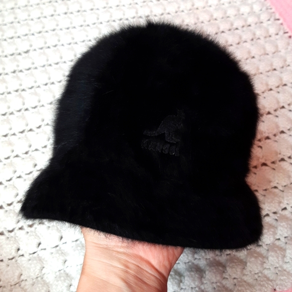 VINTAGE KANGOL Angora Bucket Hat - Picture 2 of 7